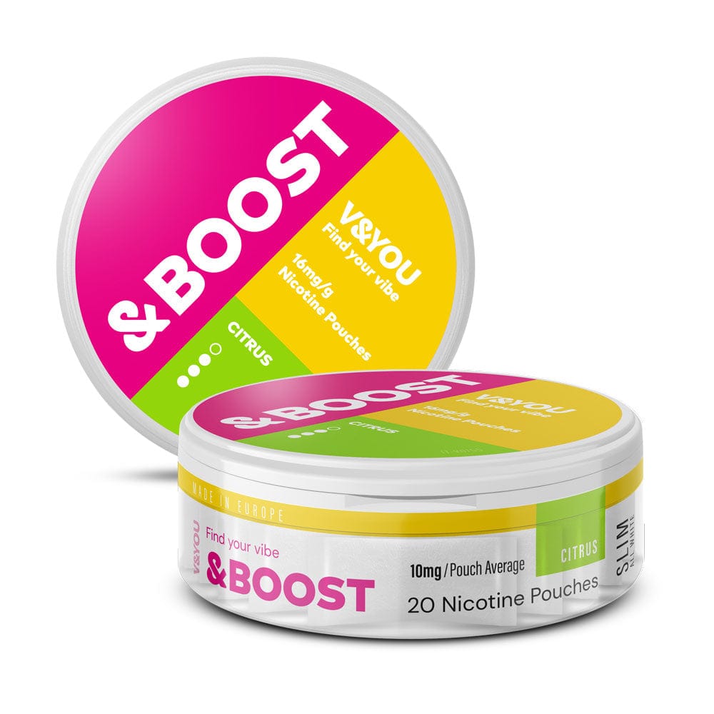 &Boost Nicotine Pouches - Citrus V&YOU