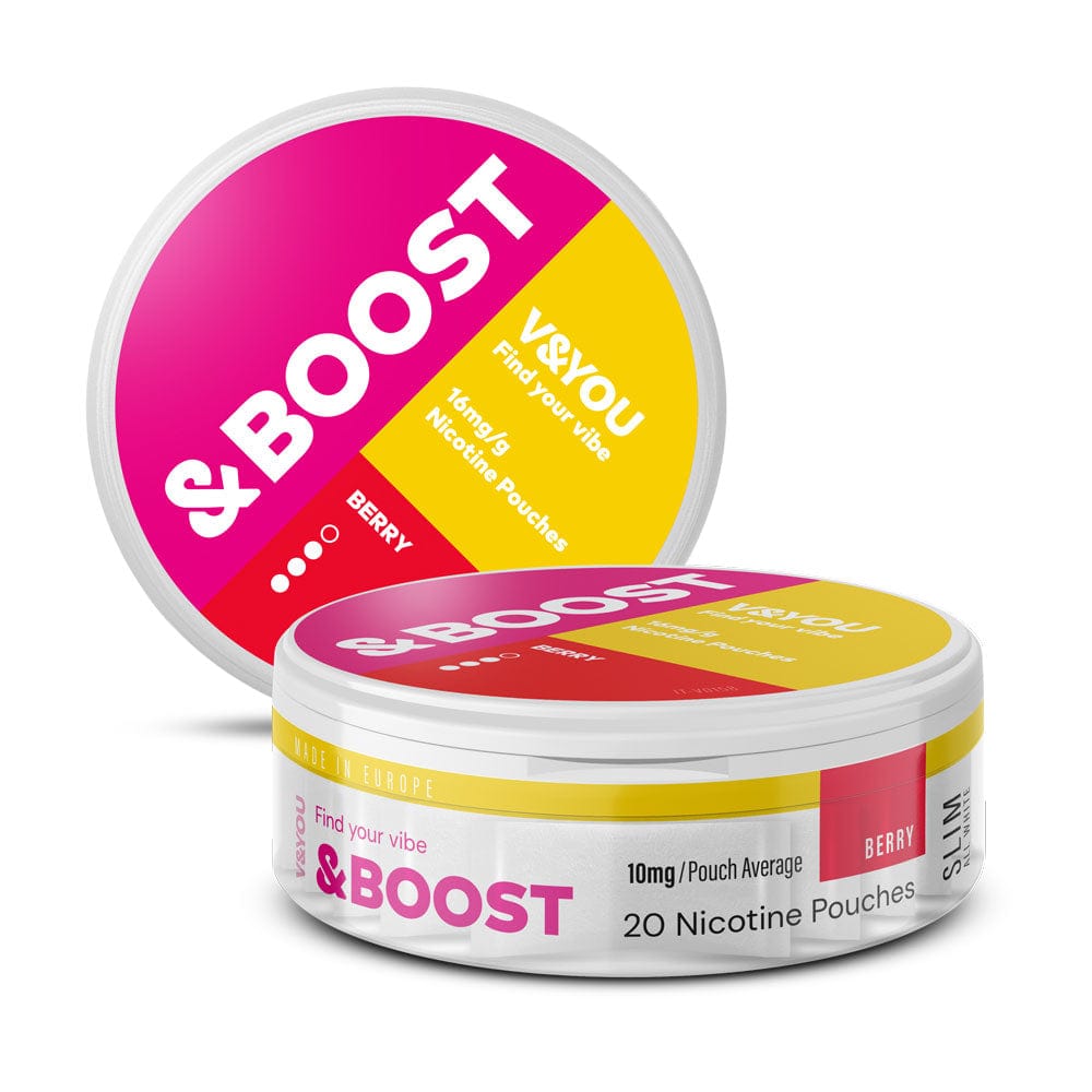 &Boost Nicotine Pouches - Berry V&YOU