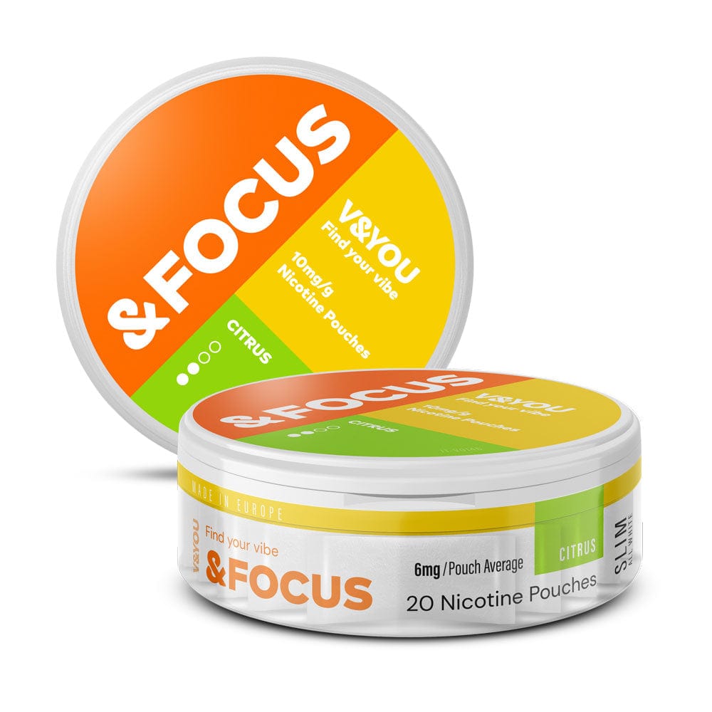 &Focus Nicotine Pouches - Citrus V&YOU
