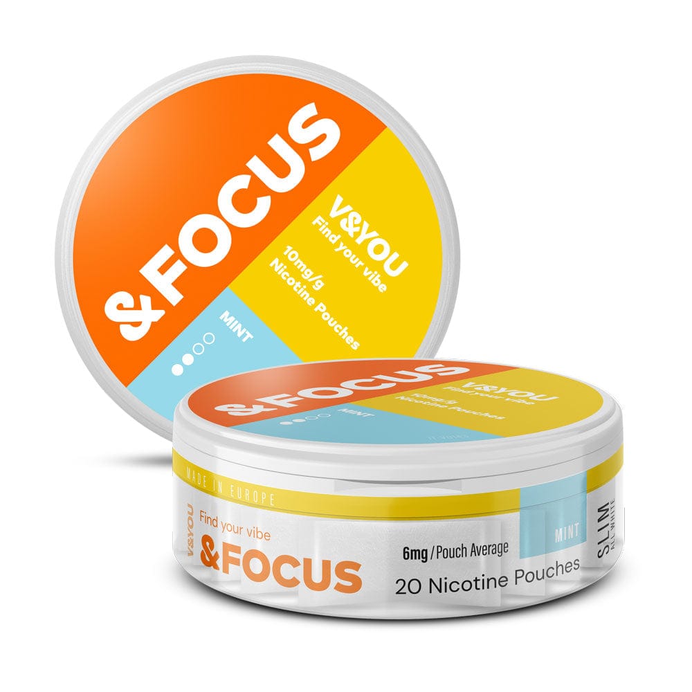 &Focus Nicotine Pouches - Mint V&YOU