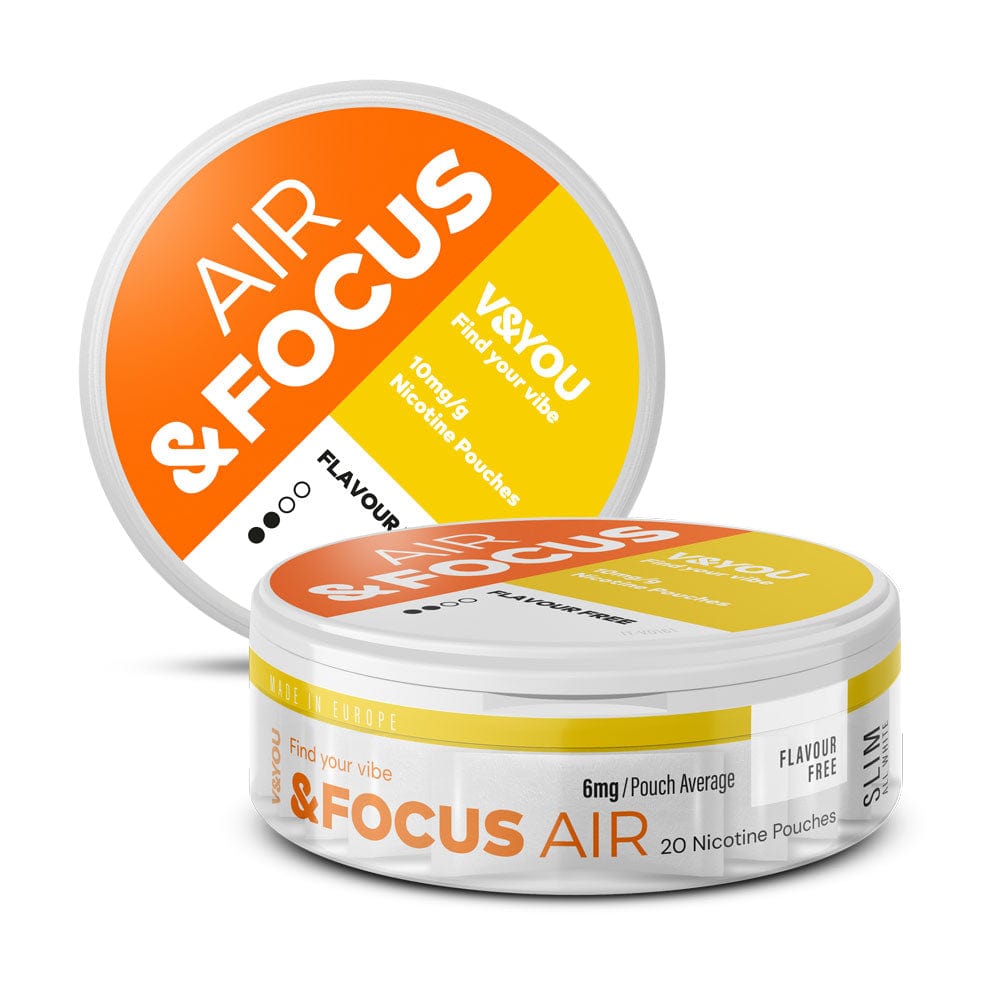 &Focus Nicotine Pouches - FlavFree V&YOU