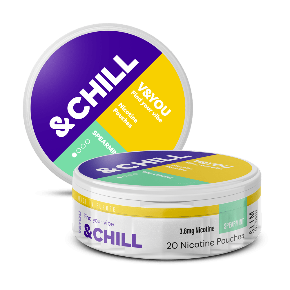 &Chill Nicotine Pouches - Spearmint V&YOU