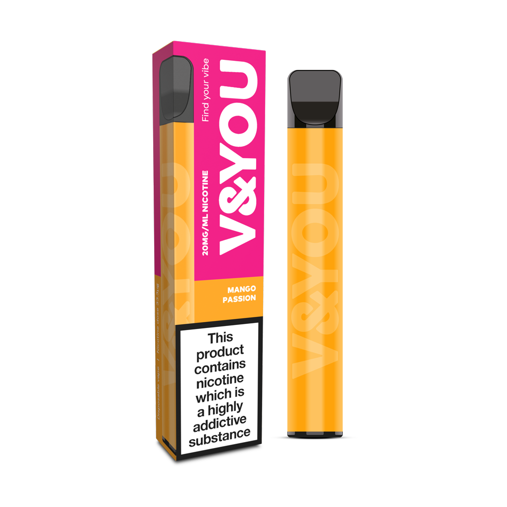 V&YOU Disposable Vape Pen - Mango Passion V&YOU